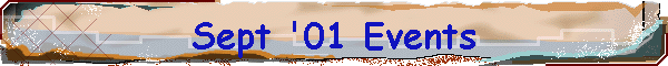 Sept '01 Events